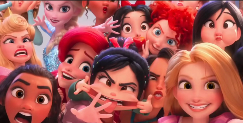 Just some princesses, having a laugh.